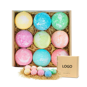 <span class=keywords><strong>Bombe</strong></span> de bain organique colorée pour enfants, vente en gros, sous forme de donuts, Cupcake, 100mg, coffret cadeau, 12 bombes de bain - Product Image 2