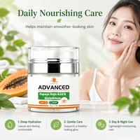 Crème Visage Anti-rides et Raffermissante au Glutathion, Acide Kojique et Papaye, Marque Blanche, pour Estomper les Ridules et Soin de la Peau