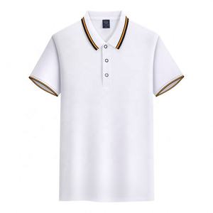 Chemise Polo Personnalisée Vêtements de Travail d'Été en Gros Chemises à Manches Courtes à Revers Logo Brodé T-shirts pour Hommes - Product Image 1