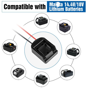 Công Cụ Điện Pin <span class=keywords><strong>Adapter</strong></span> Nguồn Điện Gắn Kết Với Dây Pin Chuyển Đổi DIY Power <span class=keywords><strong>Adapter</strong></span> Cho 18V Makts Dewats Milwakss - Product Image 6