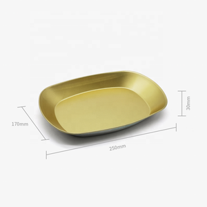 Scatola in Latta Personalizzata per Alimenti, Contenitore per Frutta, Snack, Patatine Fritte, Pollo Fritto, Picnic all'Aperto, <span class=keywords><strong>Cioccolato</strong></span>, Vassoio in Metallo Dorato - Product Image 6