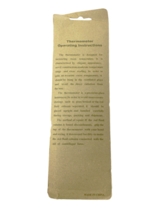 Thermomètre à tige de verre en bois bon marché thermomètre à bois domestique intérieur extérieur thermomètre mural rectangulaire capteur mètre - Product Image 4