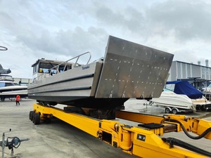 Nuevo Bote <span class=keywords><strong>de</strong></span> <span class=keywords><strong>Carga</strong></span> <span class=keywords><strong>Pequeño</strong></span> <span class=keywords><strong>de</strong></span> Aluminio <span class=keywords><strong>de</strong></span> 11m, Embarcación <span class=keywords><strong>de</strong></span> <span class=keywords><strong>Carga</strong></span> Pesada, Bote con Cabina y Timón, Uso Comercial - Product Image 2