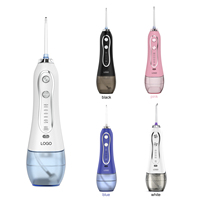 H2ofloss 2026 Brosse à dents électrique portable sans fil, irrigateur dentaire rechargeable par USB, irrigateur dentaire étanche IPX7, jet d'eau dentaire