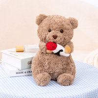 Ours en peluche géant pour la Saint-Valentin, cadeau pour enfants, jouet en peluche doux, rembourrage en coton PP, anti-stress, pour filles, occasion anniversaire