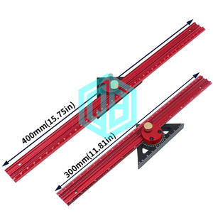 Righello da scriba di 360 gradi-strumento per la lavorazione del legno di precisione fai da te strumento per la disposizione del foro a forma di T righello per righello per scorrimento Carpenty - Product Image 2