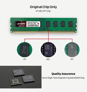 Memoria RAM DDR3 PC3-12800 1600MHz 1.35V 1.5V para Ordenador de Escritorio, Totalmente Compatible, Precio al por Mayor OEM, 8GB Memoria DDR3 8GB DDR8 Ra - Product Image 6