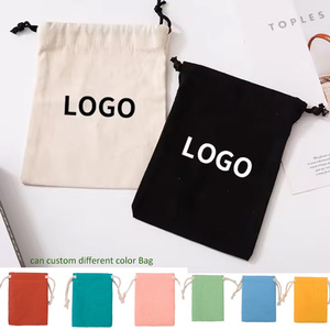Pochette à Bijoux Personnalisée en Tissu Recyclable avec Cordon de Serrage et Autocollants, Nouveau Style Tendance, Vente en Gros, Idéale pour l'Artisanat et les Bougies - Product Image 2