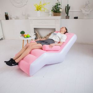 Maxfree 2026 Canapé Gonflable Moderne, Fauteuil de Sieste Élégant et Confortable, Pliable en Forme de S pour Salon - Product Image 2
