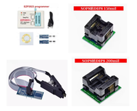Programmateur BIOS USB SPI EZP2023 haute vitesse prenant en charge les séries 24/25/93/95 avec 5 adaptateurs SOP8 vers DIP8 et pince SOP8