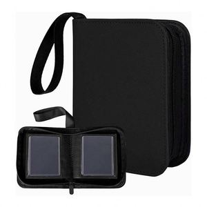 Porte-cartes PU texture diamant 3x4 avec 40 emplacements pour cartes TCG, insertion latérale, classeur à feuilles mobiles pour collection à grille unique - Product Image 1
