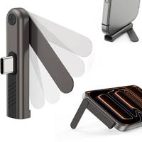 Accessoires Téléphoniques en Gros : Support Téléphone Compact 2-en-1 et Adaptateur USB-C (Alliage de Zinc) pour iPhone 15/17