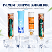 Tubes en aluminium et plastique pour dentifrice, emballages vides avec bouchon à vis, impression UV, logo personnalisé, 12,7-35 mm