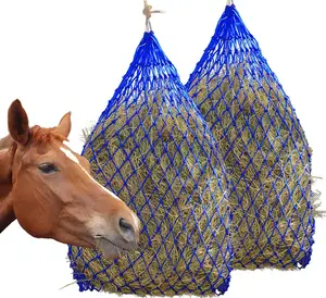 Slow Feed Hay Net Bag Full Day Horse Feeding Large Feeder Bag Hay Netting Slow Feeder 40 Inch X 26