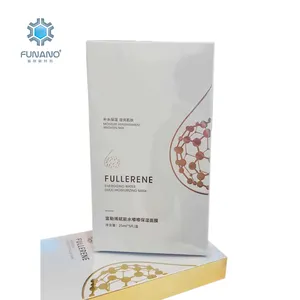 Funano ODM Anti-Wrinkle Fullerene C60 Facial Whitening Nourishing Mask Fullerene Skin Care silver