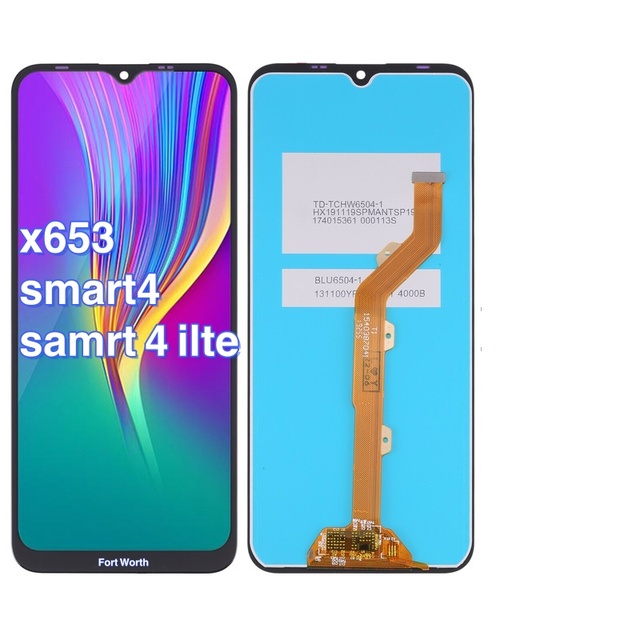 High Quality In-Cell TFT LCD Display Digitizer Assembly Screen Replacement Infinix Smart 4 4lite X653 Fort Worth 1-Year Warranty