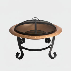 Fogata de cobre de primera calidad con revestimiento resistente al calor diseñada para fuegos al aire libre seguros y agradables todas las noches - Product Image 1