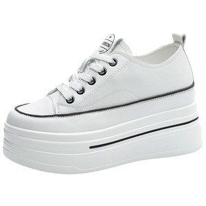 2026 New Summer Thick-soled <b>Height</b> <b>Increasing</b> Anti-slip White <b>Shoes</b> Versatile Soft-soled Casual Single <b>Shoes</b> Sneakers for Women - Product Image 2