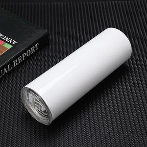 Borraccia Termica Ecologica Personalizzabile 20oz in Acciaio Inox, Isolamento Sottovuoto per Caldo e Freddo, Tumbler Bianco per Sublimazione - Product Image 5