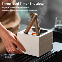 Diffuseur d'arômes Campfire 280ML, humidificateur d'air à flamme de cheminée, diffuseur de brume froide aux lumières colorées pour la maison et le bureau