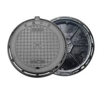 Couvercles de regard en fonte ductile pour égouts, surfaces polies/peintes en poudre, couleur personnalisée, OEM/ODM, pour zones à fort trafic