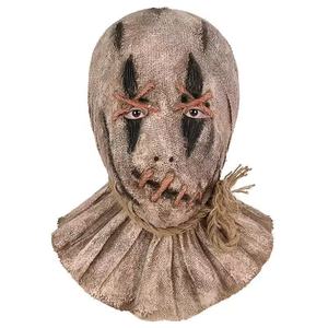 <span class=keywords><strong>Masque</strong></span> en latex de blagueur à capuche imprimé sanglant pour adulte, multicolore (impression découpée 5/6 couleurs), pour événements de groupe et fêtes d'Halloween en extérieur - Product Image 3