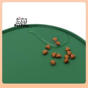 Nueva gran oferta <span class=keywords><strong>de</strong></span> silicona antidesbordamiento, lugar común, accesorios simples para mascotas, tazones <span class=keywords><strong>de</strong></span> alimentación <span class=keywords><strong>de</strong></span> lujo para perros y gatos, alfombrilla - Product Image 4