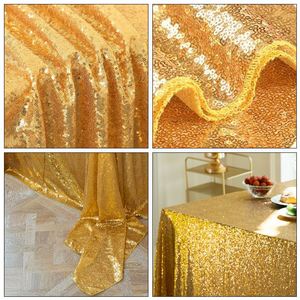 Purple Glitter Table Cloth Luxury Wedding Decoration Rectangle Sequin <b>Tablecloth</b> Cover for Event - Product Image 4