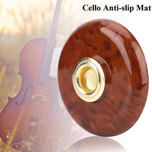 ที่วางเชลโล่กันลื่นที่รองแป้นเอนพินเอนปักหมุดที่เหลือชิ้นส่วนตาที่อุดโลหะสีน้ำตาลทรงกลมสำหรับเครื่องดนตรี D8I8 - Product Image 4