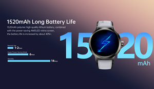 Reloj Inteligente con Videollamadas 4G, Recordatorio SOS, Llamadas de Voz, Pantalla AMOLED Redonda HD a Color de <span class=keywords><strong>1</strong></span>.73 Pulgadas para Hombre - Product Image 6