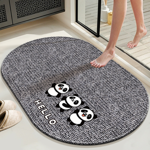 Alfombrilla moderna antideslizante <span class=keywords><strong>de</strong></span> PVC para puerta <span class=keywords><strong>de</strong></span> baño, absorbente <span class=keywords><strong>de</strong></span> agua y <span class=keywords><strong>de</strong></span> secado rápido para el suelo del baño del hogar, alfombrillas <span class=keywords><strong>de</strong></span> baño - Product Image 3