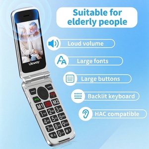 Teléfono Móvil Flip para Personas Mayores, Botones Grandes, Fácil de Usar, Melodía Inteligente, Botón SOS, USB-C, OEM, ODM, 4G, Teléfono con Funciones para Personas Mayores - Product Image 5