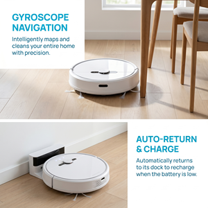 Robot Vacuum, QD2-002, HEPA Filter Powerful Suction Anti-Tangle Smart 3-in-1 Sweeping <b>Mopping</b> Robert Whole-House Cleaning - Product Image 5