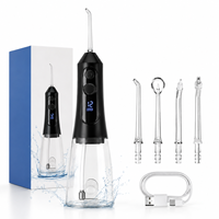 Hydropulseur dentaire portable étanche IPX7, OEM gratuit, pour la maison et les voyages, de la marque d'usine avec 10 ans d'expérience