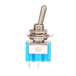拨动开关3A 250V迷你蓝色微型闩锁更换配件2针2位125VAC MTS-101 - Product Image 4