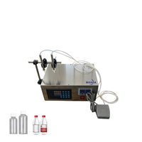 Machine de remplissage à pompe péristaltique à double tête pour liquides en petites doses, pour lait, huiles essentielles et pigments, distributeur de volume compact de bureau