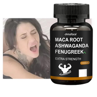 Capsules de racine de maca et d'ashwagandha, complément naturel pour la vitalité et l'endurance, soulagement du stress, soutien immunitaire et stimulation énergétique