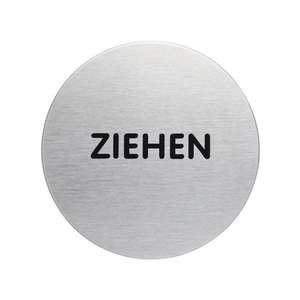 DURABLE - 4901-61 Pictogram ''ZIEHEN/PULL'' ø 65 mm - EAN 4005546400105 SIGNAGE AND FLOOR MARKINGS <b>DOOR</b> <b>SIGNS</b> AND PICTOGRAMS - Product Image 1