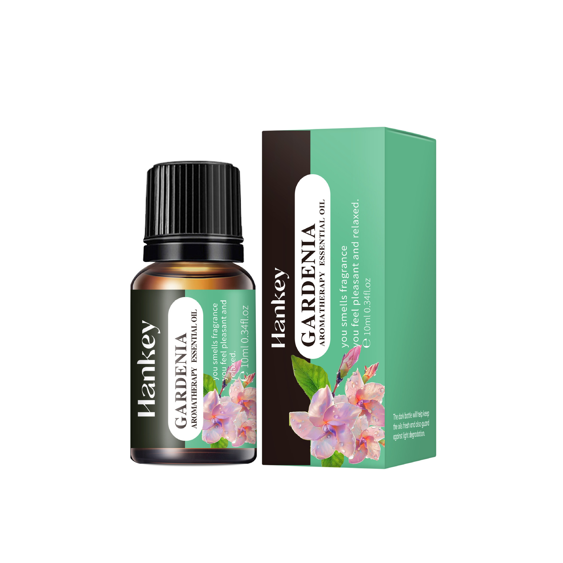 Hankey Gardenia Aromatherapy Essential Oil 10ml, Premium Floral Fragrance Oil with a Fresh, Pleasant & Relaxing Gardenia Scent