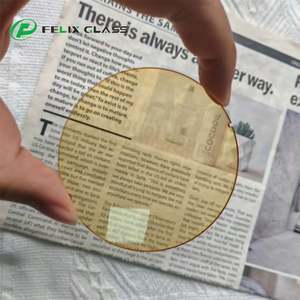 Lentilles de lunettes optiques à vision simple en résine HC jaune UV400 1.49 avec revêtement dur et protection UV de qualité supérieure - Product Image 1