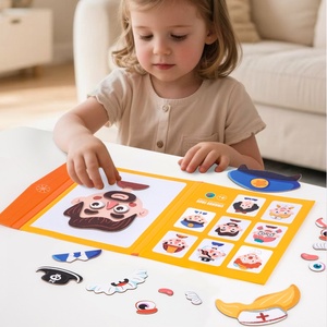 Gioco Educativo Montessori Unico per lo Sviluppo Cerebrale, Gioco di Ruolo per Bambini, <span class=keywords><strong>Puzzle</strong></span> Cambia-Faccia per Bambini - Product Image 2