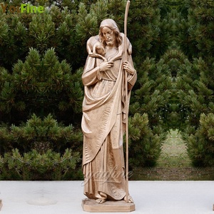 ชีวิตขนาดกลางแจ้งบรอนซ์เซนต์ฟรานซิสรูปปั้นประติมากรรม - Product Image 5