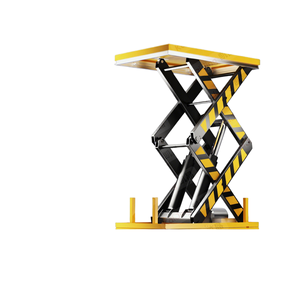 Plataforma de elevación hidráulica eléctrica Máquina de elevación tipo tijera fija, Máquina de elevación de carga tipo tijeras grandes de servicio pesado - Product Image 2