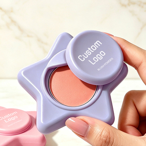 Rubor OEM ODM Star-Shaped <strong>Blush</strong> Long-Lasting Waterproof Cute Powder Blusher with Macaron Packaging Y2K <strong>Aesthetic</strong> Phone Grip - Product Image 1