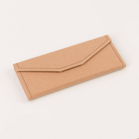 Étui à lunettes en papier Kraft écologique pliable, Logo personnalisé, bon marché, boîtier Triangle pour lunettes de soleil