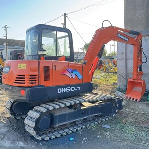 Excavadora pequeña de cadenas Doosan usada de alta calidad, modelos DH60, DH55, DX55, máquina de construcción para exportación. - Product Image 1