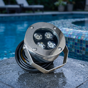 Professional Grade Stainless Steel Swivel Fountain <b>Stand</b> <b>Light</b> IP68 Waterproof Submersible LED for Commercial <b>Musical</b> Fountains - Product Image 3