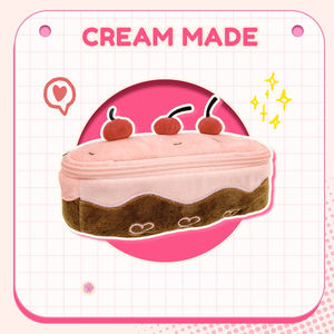 กล่องดินสอแฟชั่นรูปเค้กเชอร์รี่ GF  กล่องใส่ดินสอแบบต่างๆ สำหรับ<span class=keywords><strong>โรงเรียน</strong></span> สำนักงาน กล่องดินสอผ้ากำมะหยี่  ที่ใส่ปากกา กระเป๋าเครื่องสำอางสำหรับสาวๆ  กระเป๋าใส่ดินสอสุดน่ารัก - Product Image 3