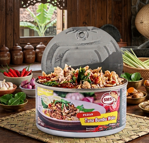 Atún enlatado en hojuelas con especias indonesias Woku, listo para comer, marisco nutritivo, alto en proteínas, bajo en grasas. - Product Image 2