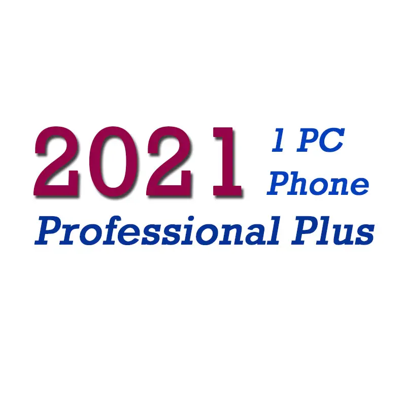 2021 chiave Pro Plus 2021 licenza professionale Plus 2021 invio telefonico tramite Chat Ali